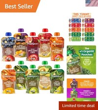 Nutritious Variety Pack of Stage 2 Baby Food Pouches - 40oz Gluten Free Delights