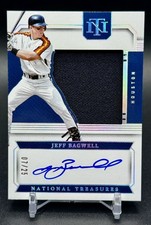2024 Panini National Treasures Jeff Bagwell Game Worn Patch Auto /25 #SS-JBW HOF
