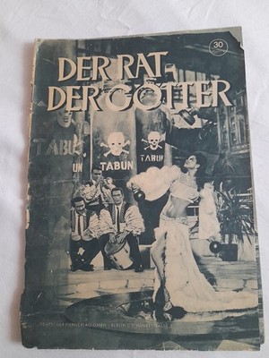 Filmbroschüre ''Der Rat der Götter'' DEFA-Film (1950) - Rolle der IG-Farben 2.WK