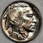 Brilliant Uncirculated 1937-D Buffalo Nickel, Well-Struck, Blazing specimen.
