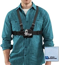 ACUVAR Chest Mount Strap Harness Chesty Body Mount Compatible w/ Gopro Hero 4-12