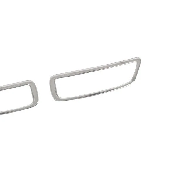 Marco deflector de escape cromo acero inoxidable para Peugeot 3008 SUV 2016+ 2 piezas Foto 4 de 4