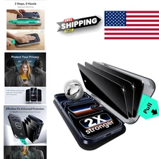 9H Hardness Privacy Screen Protector for iPhone 17 Pro Bubble Free Application