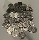 Kennedy Half Dollars lot of 78 half dollars from 1980-2000 FREE SHIPPING