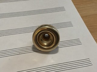 Warburton USA 6MW Trumpet Mouthpiece Top Gold