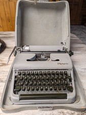 Vintage Olympia SM3 Portable Typewriter with Hard Case and Smith-Corona Touch... thumbnail
