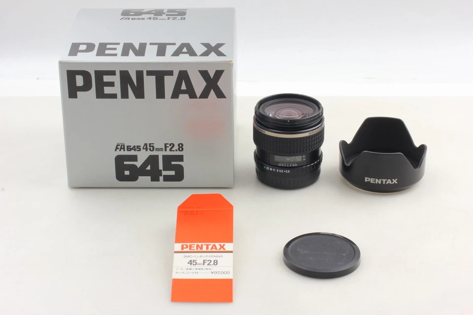 [Top MINT w/ Box Hood] SMC Pentax FA 645 45mm F2.8 AF Lens 645 N NII From JAPAN - Image 2 of 4