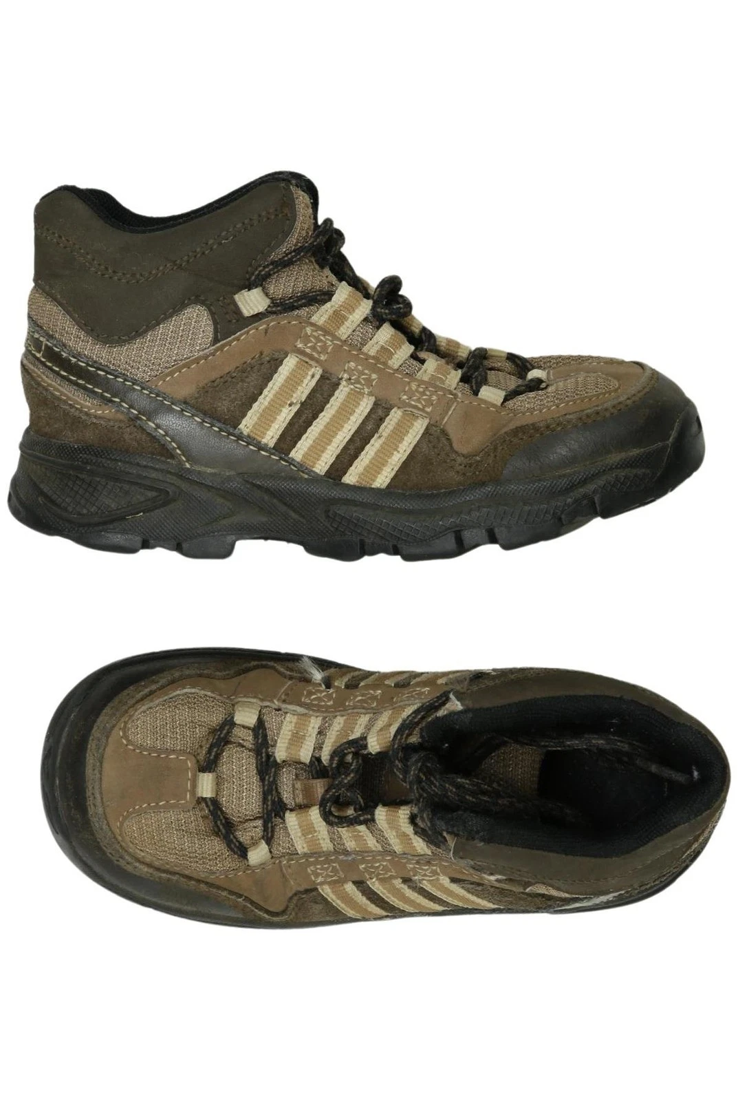 Adidas scarpa da bambino ragazzo sneaker sandalo scarpa bassa taglia EU 26 beige #vcamicm