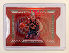 2020-21 Panini Obsidian Pitch Black Pascal Siakam Electric Etch Red Flood #5