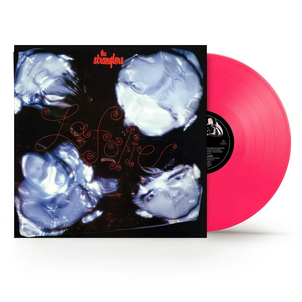 The STRANGLERS LP La Folie Translucent PINK VINYL National Album Day 2024 New - Image 4 of 4