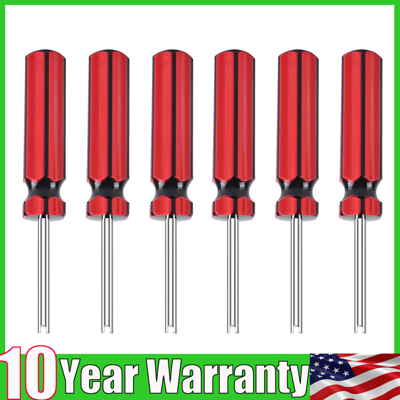 6-in-1 Car Tire Valve Stem Core Remover and Installer Tool Kit  