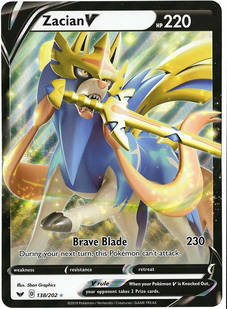 Zamazenta V 139/202 Swsh01: Sword & Shield for sale | eBay