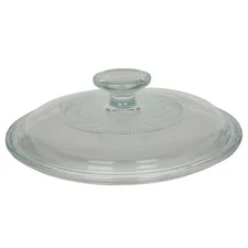 Corningware G-1C 2.5 qt Fluted Round Glass Lid Cover