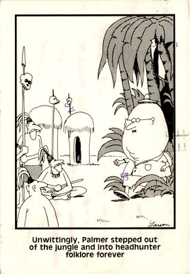 Chapel Hill, NC, Gary Larson, Kyle, Chronicle Features, Kansas City, MO Postcard