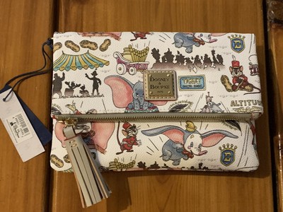 DUMBO Disney Dooney Bourke Foldover Crossbody D NWT