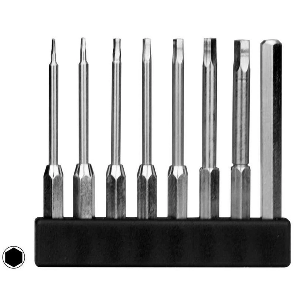 Mini Bit Sortiment Sechskant lang 8-tlg. - Bild 2 von 3