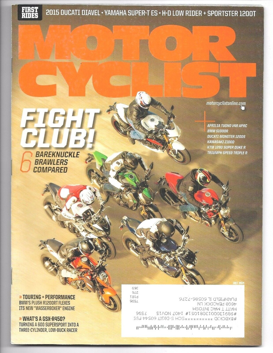 MotorCyclist Magazine July 2014- BMW R1200RT, Kawasaki Z1000, BMW