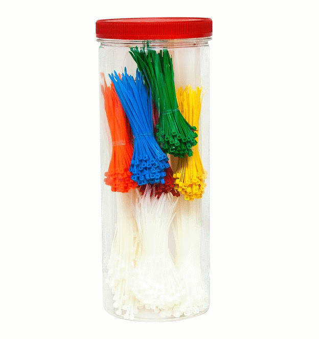 Cable Wraps 1200 Pcs 2.5mm 3.6mm Nylon Strong Ties Color Repair Set