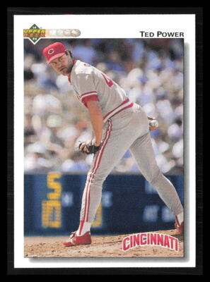 テッドです。 Ted Power 1992 Upper Deck #680 Cincinnati Reds | eBay