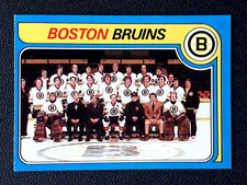 BOSTON BRUINS TEAM CHECKLIST UNMARKED 1979-80 TOPPS NO 245 NRMINT+    46417