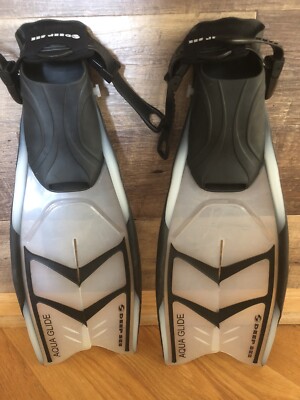Deep See AQUA GLIDE split fin flippers Size S/M