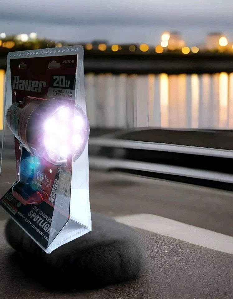 BAUER 20V Hypermax  Cordless 2500 Lumen Spotlight batery no included. - Image 3 of 4