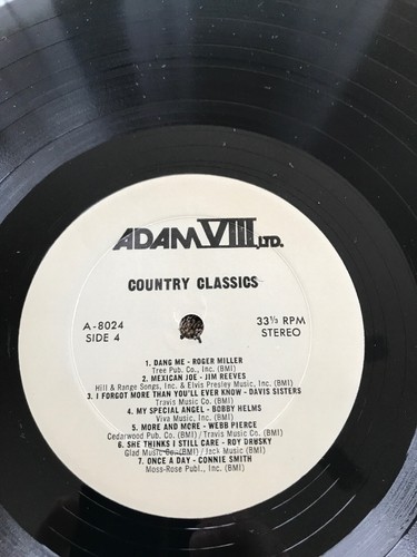 40 Country Classics 33 LP Record Album 3 Record Set Adam VII #1 Hits! - Picture 12 of 12