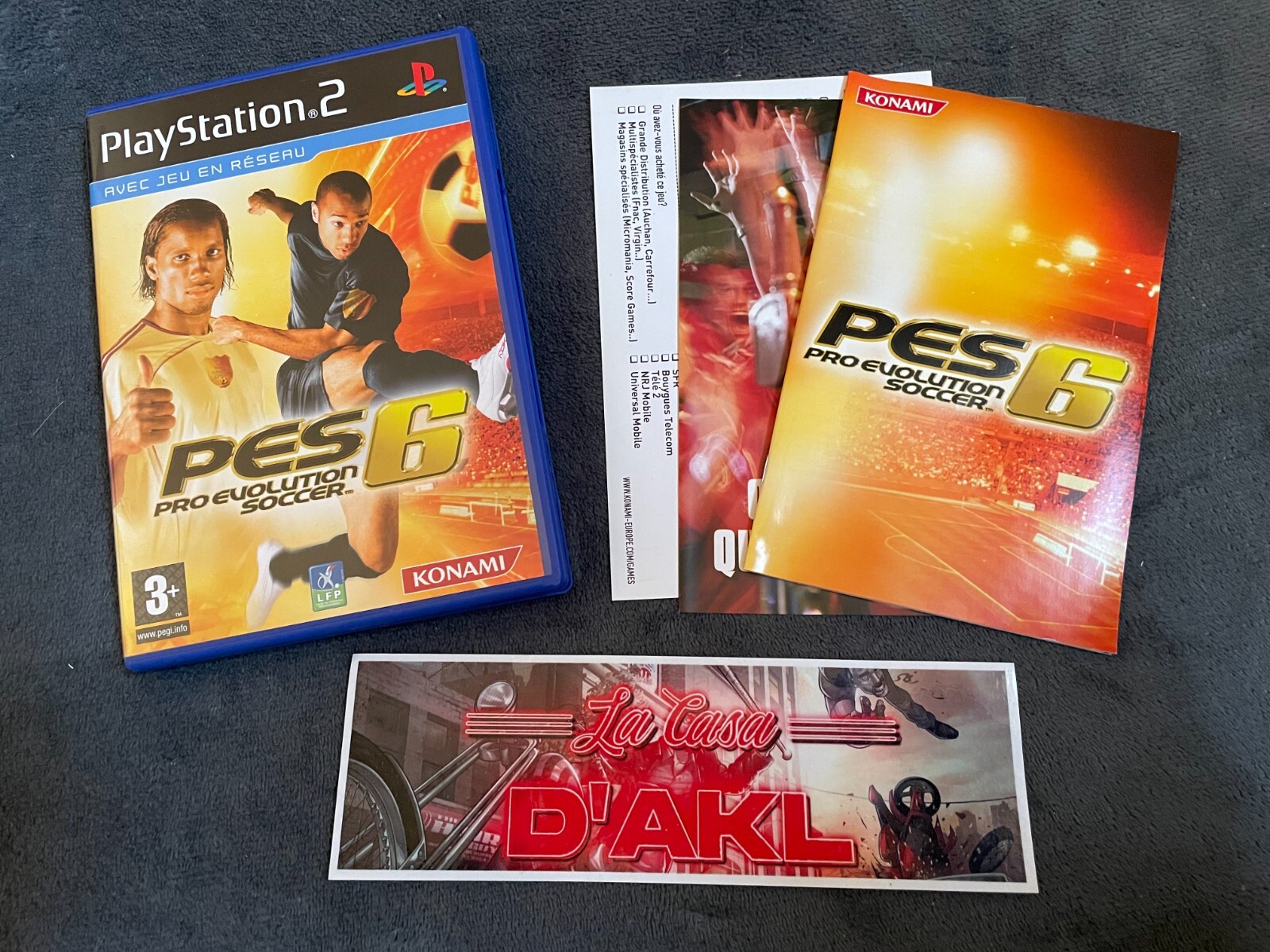 Pro Evolution Soccer 6 PES complet Playstation 2 - PS2 FR TBE