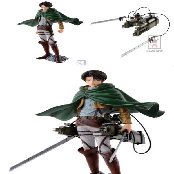 Attack On Titan Master Stars Piece Msp Figure 3 D Maneuver Gear Levi - 