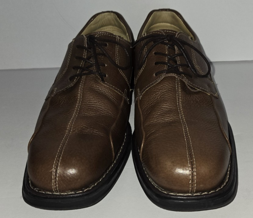 SAOLA Scarpe eleganti Oxford da uomo Belvedere Studio Bay Bridge in pelle marrone taglia 8 5 EEE