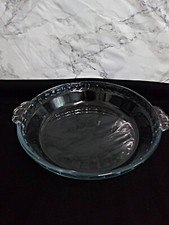 Piatto per torte in vetro Pyrex manici labbro