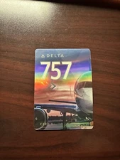 Delta Air Lines Pilot Collectible Trading Card Boeing 757-300 No.54 New