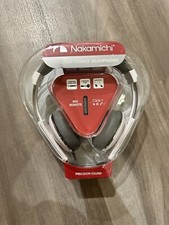 Nakamichi NK2000 Amplified Stereo Headphones with Mic Remote - New  Sealed