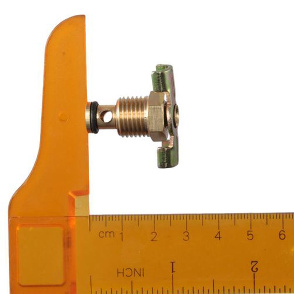 2PCS Copper Air Hose Fitting 13MM Drain Valve Screw Male External Drain 2pcs copper air hose fitting 13mm drain valve screw male external drain