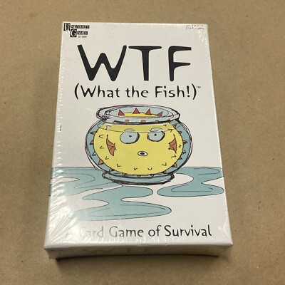 University Games WTF (What the Fish!) Card Game Fast Paced Party