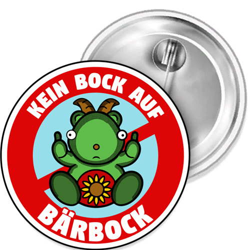 Rentner Gegen Rot Grüne Diktatur Button – 38 Mm, Wasserfest, Laminiert