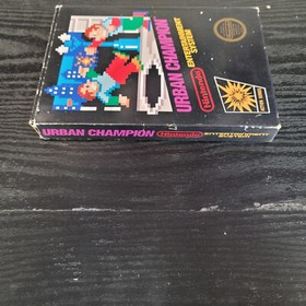 Urban Champion Hangtab Nintendo NES Complete In Box CIB Great Shape