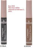 New 2024 Canmake Metal Mascara Comb Bunch Eyelashes Curl Up 4.0g With 2 Colors