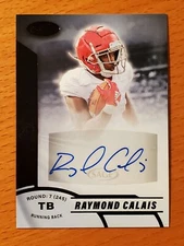 2020 SAGE Aspire #ASP12 Raymond Calais Buccaneers Rookie RB Auto C