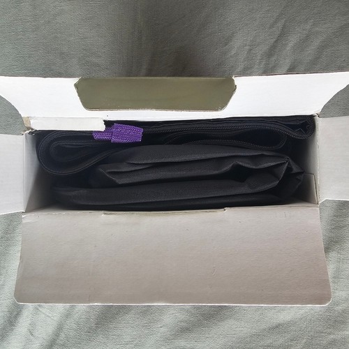 Neu Athalon Ski- & Schuhtasche Deadstock Nylon schwarz/lila Reißverschluss Outdoor-Ausrüstung - Bild 8 von 8