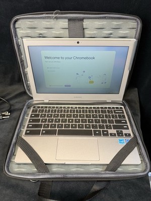 SAMSUNG XE310XBA Chromebook 4 11.6'' Intel Celeron N4000 32GB Storage | W/Case
