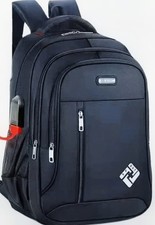 Black college laptop 15in backpack Presale PRICE is the lowest FREE delivery