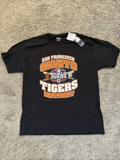 San Francisco SF Giants t-shirt Men's L Large Gear For Sports Cotton Black 2012
