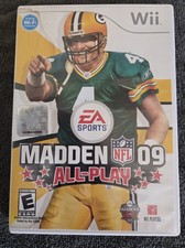 Madden NFL 09 All-Play Nintendo Wii Video Game with Manual... Tested/Works
