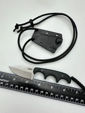 CRKT Minimalist Folts Design 2387 Fixed Blade Knife EXCELLENT