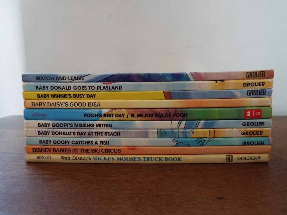 Lot 10 Baby's First Disney Board Books Minnie Mickey Pooh Goofy Donald Babies - Image 3 of 4