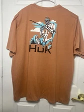 HUK Performance Short Sleeve Tee Fishing Shirt 3XL Sunburn Fletch N Bones NWT