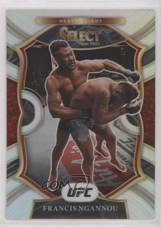 2021 Panini Select UFC Concourse Silver Prizm Francis Ngannou #92 0sn6
