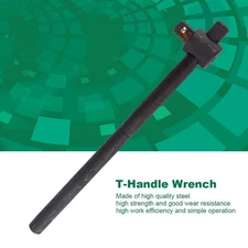 Sliding T Handle Socket Wrench Breaker Bar Heavy Duty Steel (1/2)