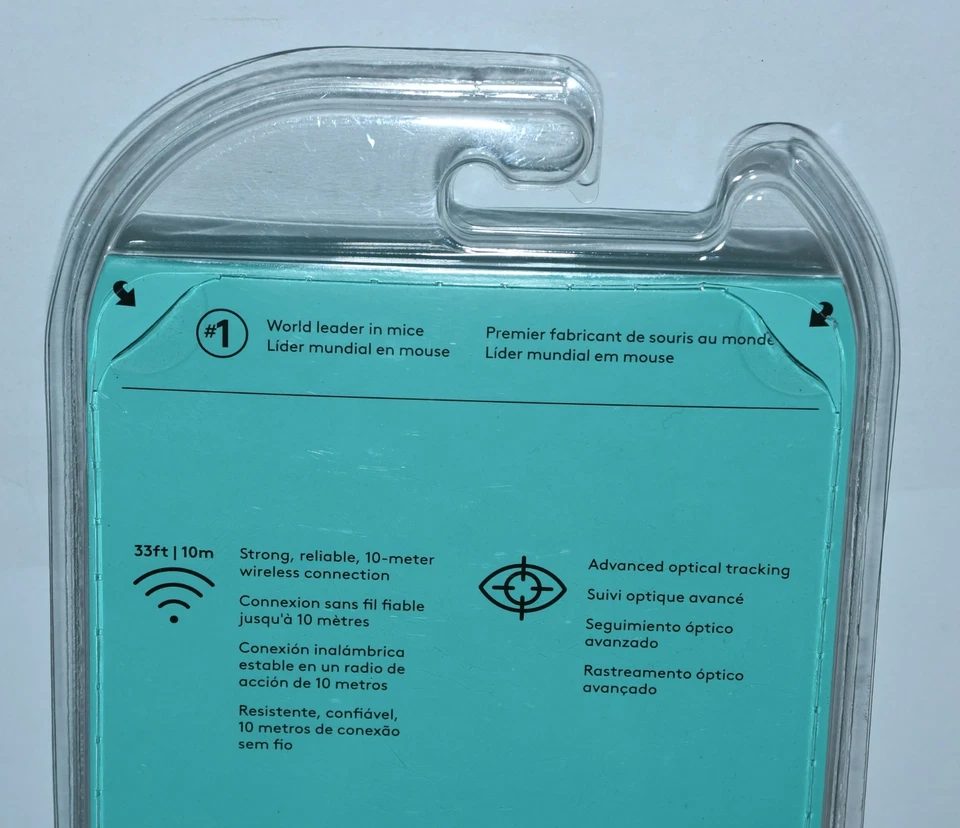 Logitech M187 Red Wireless USB Scroll Optical Mouse with Nano Receiver Sealed - Image 4 of 4